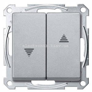 Вимикач Жалюзі Schneider Electric Merten System M алюміній