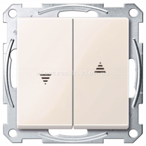 Вимикач Жалюзі Schneider Electric Merten System M бежевий