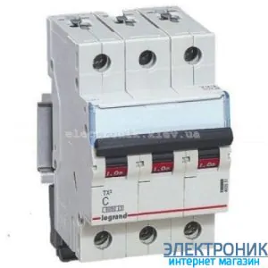 Автоматичний вимикач Legrand TX3-3P 25А, С