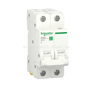 Автоматичний вимикач RESI9 Schneider Electric 32 А, 2P, категорія В, 6кА