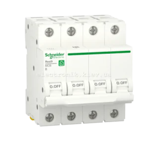 Автоматичний вимикач RESI9 Schneider Electric 32 А, 4P, категорія В, 6кА