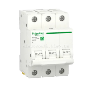 Автоматичний вимикач RESI9 Schneider Electric 50 А, 3P, категорія В, 6кА