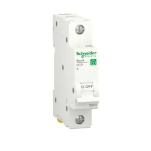 Автоматичний вимикач RESI9 Schneider Electric 6 A, 1P, категорія В, 6кА