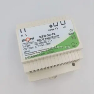 Блок живлення Biom на DIN-рейку TH35/ЕС35 30W 2.5A 12V IP20