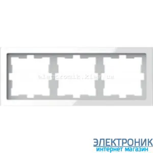 D-Life РАМКА 3-постова БІЛ. КРИСТАЛ