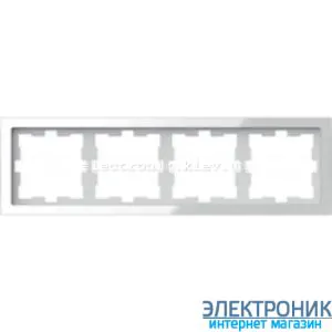 D-Life РАМКА 4-постова БІЛ. КРИСТАЛ