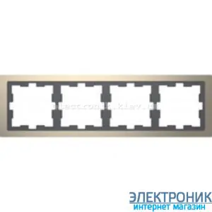 D-Life РАМКА 4-постова НІКЕЛЬ