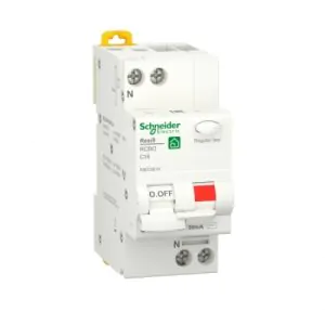 Дифавтомат RESI9 Schneider Electric 16 А, 30 мA, 1P+N, 6кA, категорія С, тип АС
