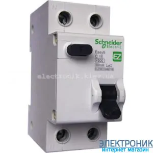 Дифавтомат Schneider-Electric Easy9 2P 16A 30мA