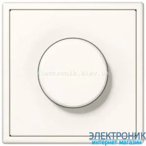 Димер поворотно-натискний "стандарт" ЛН, ВВ галог. 20-210Вт/люмінісц., 3-60Вт, LV-LED 60Вт JUNG LS990 крем
