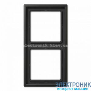 Двомісна рамка JUNG LS990 чорний матовий
