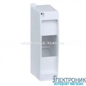 Hager Cosmos VD102NE. Щит на 2 модулі зовнішньої установки без дверей
