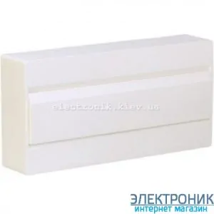 Hager Cosmos VD118PD. Щит на 18 модулів зовнішньої установки з білими дверима