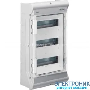 Hager Vector VE312DN. Щит на 36 модулів IP65 зовнішньої установки