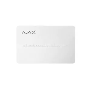 Картка для управління охоронною системою Ajax Pass 10 шт. White