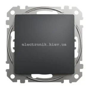 Кнопка без фіксації Sedna Design колір графіт матовий