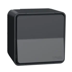 Кнопковий вимикач у зборі IP55, чорний, Mureva Styl Schneider Electric MUR35026