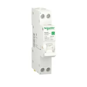 Компактний Дифавтомат RESI9 Schneider Electric 10 А, 30 мA, 1P+N, 6кA, категорія С, тип АС