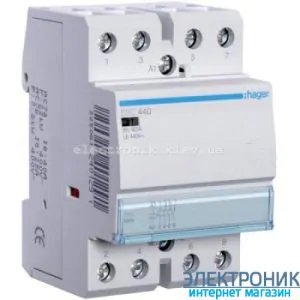Контактор Hager ESC440 – 230В/40A, 4НО