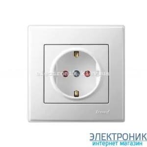 LESYA БІЛИЙ Розетка із захистом від дітей