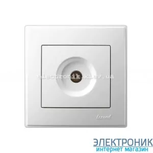 LESYA БІЛИЙ Розетка ТБ прохідна