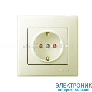 LESYA КРЕМ Розетка із захистом від дітей