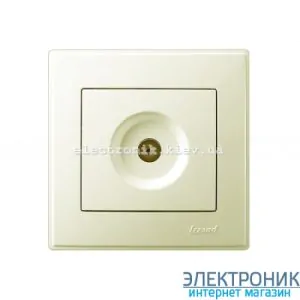 LESYA КРЕМ Розетка ТБ прохідна
