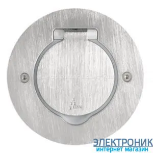 Лючок коло, метал нержавіюча сталь Legrand