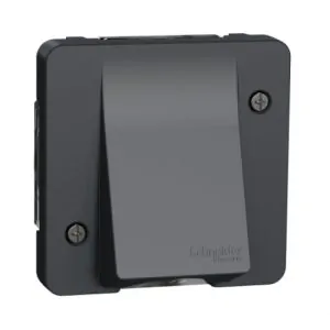 Механізм виведення кабелю IP55, чорний, Mureva Styl Schneider Electric, MUR37931