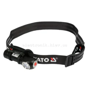 Налобний ліхтар акумуляторний 2в1 350Лм YATO YT-08597