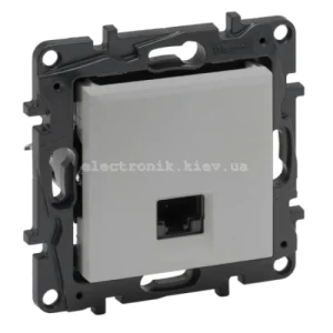 NILOE STEP Розетка інформаційна RJ45 CAT6 FTP, колір Алюміній