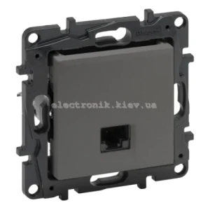 NILOE STEP Розетка інформаційна RJ45 CAT6 FTP, колір Сталь