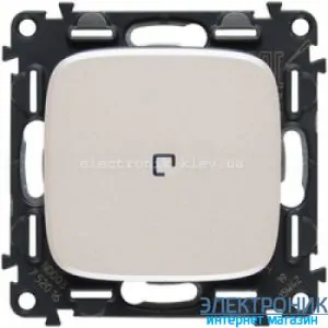 Перемикач з підсвічуванням, автоматичні клеми Legrand Valena Allure (перли)