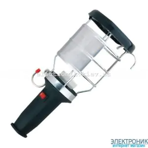 Пластиковий ліхтар з гумовим перемикачем IP44, Lezard
