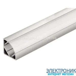 Профіль кутовий алюмінієвий анодований 2 метри срібло.