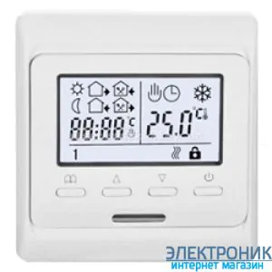 Програмований терморегулятор для теплої підлоги IN-TERM E51 (RTC-80)