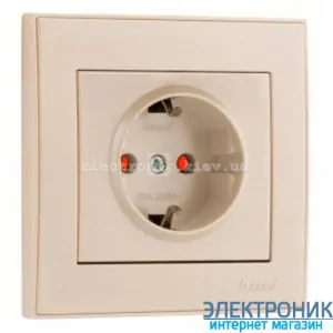 RAIN Розетка із захистом від дітей крем