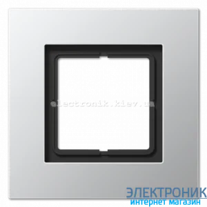 Рамка 1-а LS PLUS алюмінієвий метал