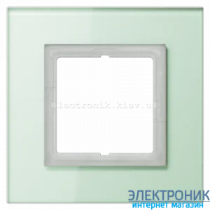 Рамка 1-а LS PLUS Салатове скло