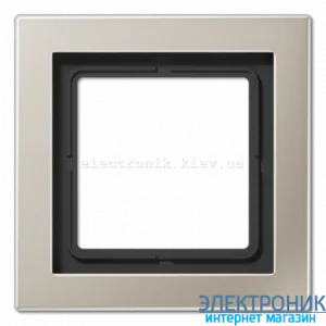 Рамка 1-а LS990 Design нержавіюча сталь метал