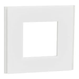 Рамка 1-постова Unica Deco Material, матовий білий