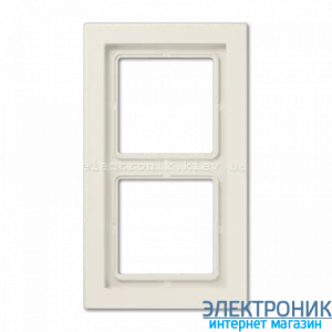 Рамка 2-а LS990 Design крем пластик