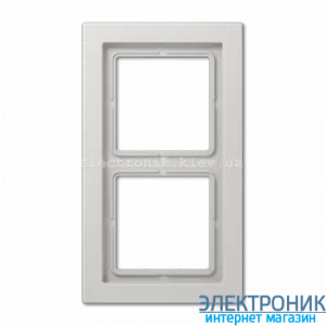 Рамка 2-а LS990 Design світло-сірий пластик