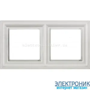 Рамка 2 пост цт. білий Jung Eco Profi Deco