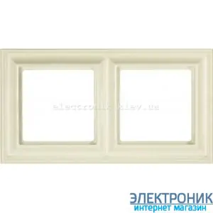 Рамка 2 пост цт. слонова кістка Jung Eco Profi Deco
