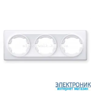 Рамка 3-а горизонтальна білий Florence