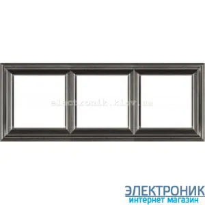 Рамка 3 пост цт. антрацит Jung Eco Profi Deco