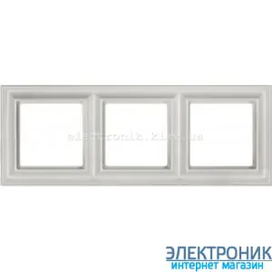 Рамка 3 пост цт. білий Jung Eco Profi Deco