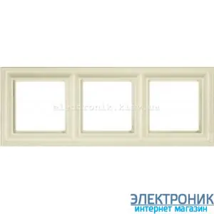 Рамка 3 пост цт. слонова кістка Jung Eco Profi Deco