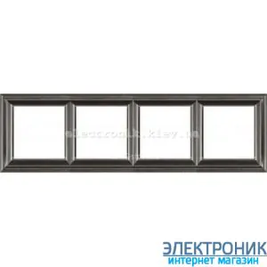Рамка 4 пост цт. антрацит Jung Eco Profi Deco